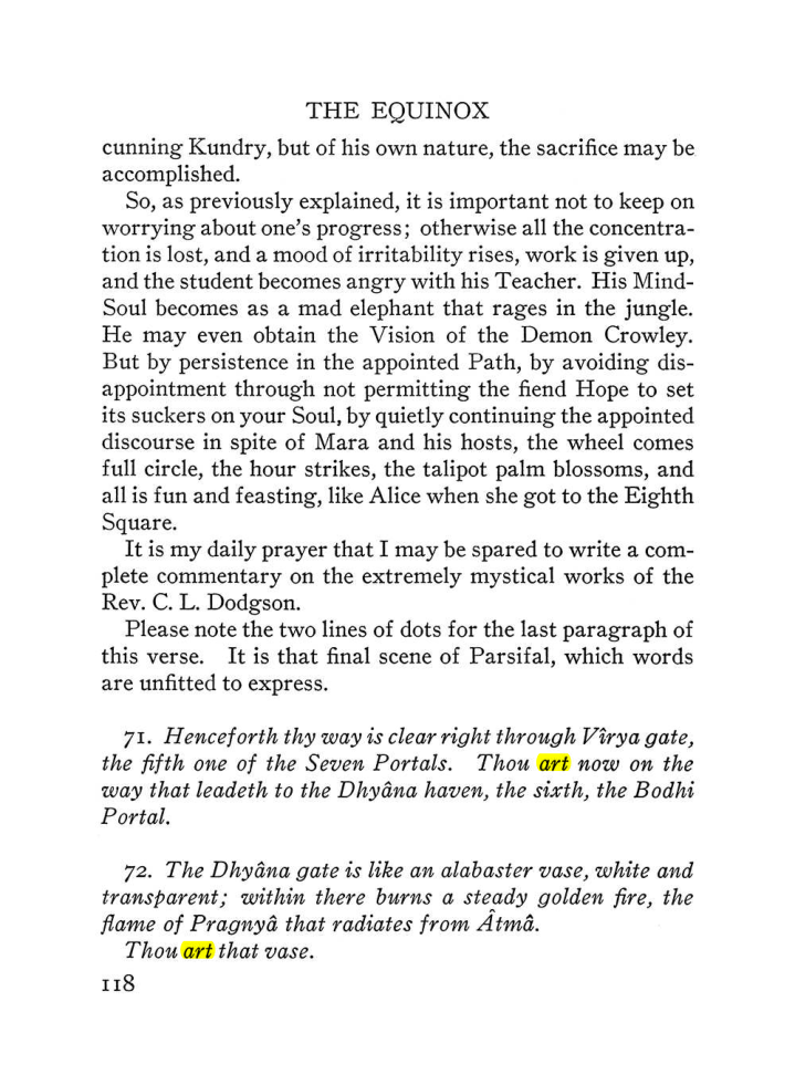 Original scan of The Equinox (Volume III, Number I), PDF page 440