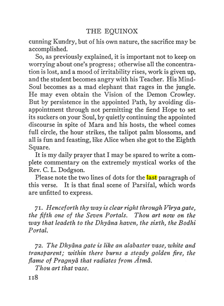 Original scan of The Equinox (Volume III, Number I), PDF page 440