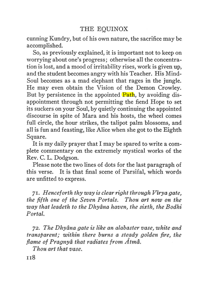 Original scan of The Equinox (Volume III, Number I), PDF page 440