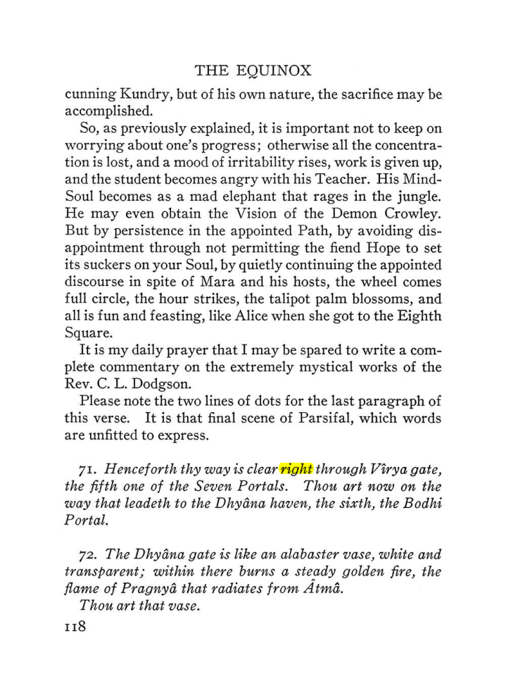 Original scan of The Equinox (Volume III, Number I), PDF page 440