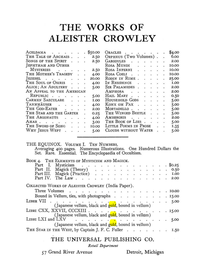 Original scan of The Equinox (Volume III, Number I), PDF page 455
