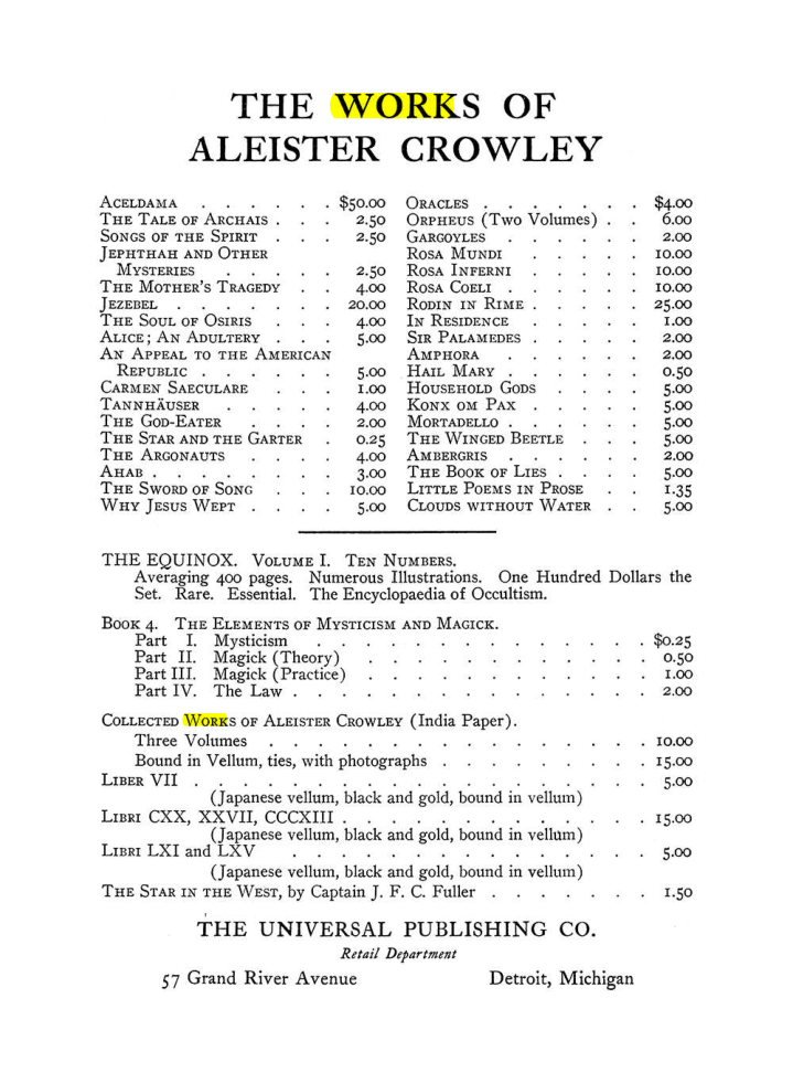 Original scan of The Equinox (Volume III, Number I), PDF page 455