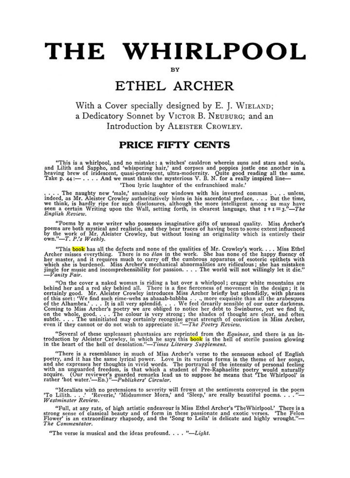 Original scan of The Equinox (Volume III, Number I), PDF page 457