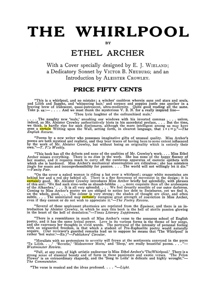 Original scan of The Equinox (Volume III, Number I), PDF page 457