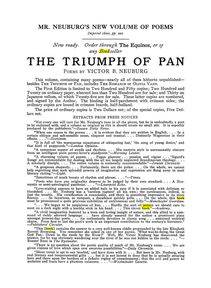 Original scan of The Equinox (Volume III, Number I), PDF page 458