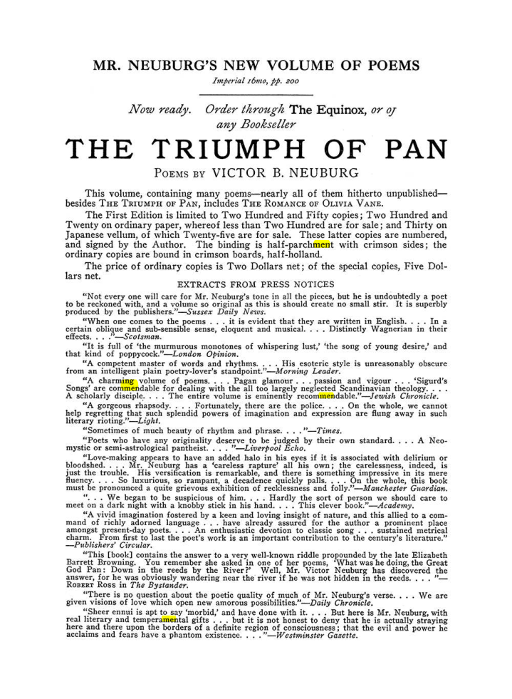 Original scan of The Equinox (Volume III, Number I), PDF page 458