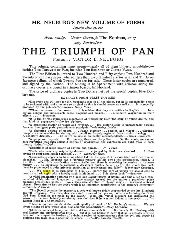 Original scan of The Equinox (Volume III, Number I), PDF page 458