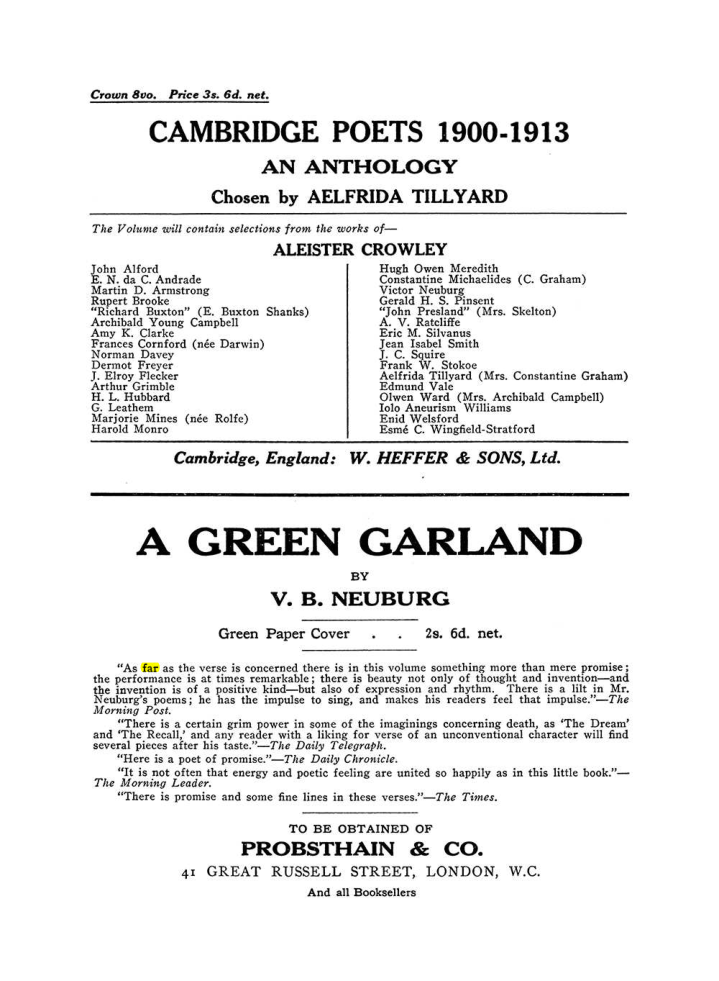 Original scan of The Equinox (Volume III, Number I), PDF page 460