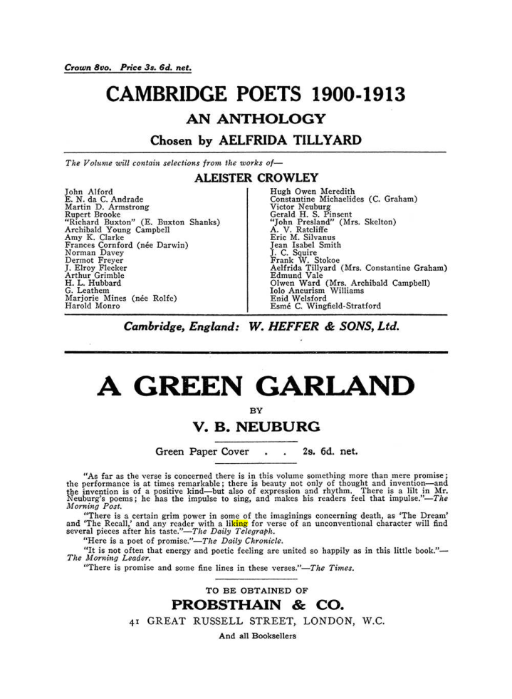 Original scan of The Equinox (Volume III, Number I), PDF page 460