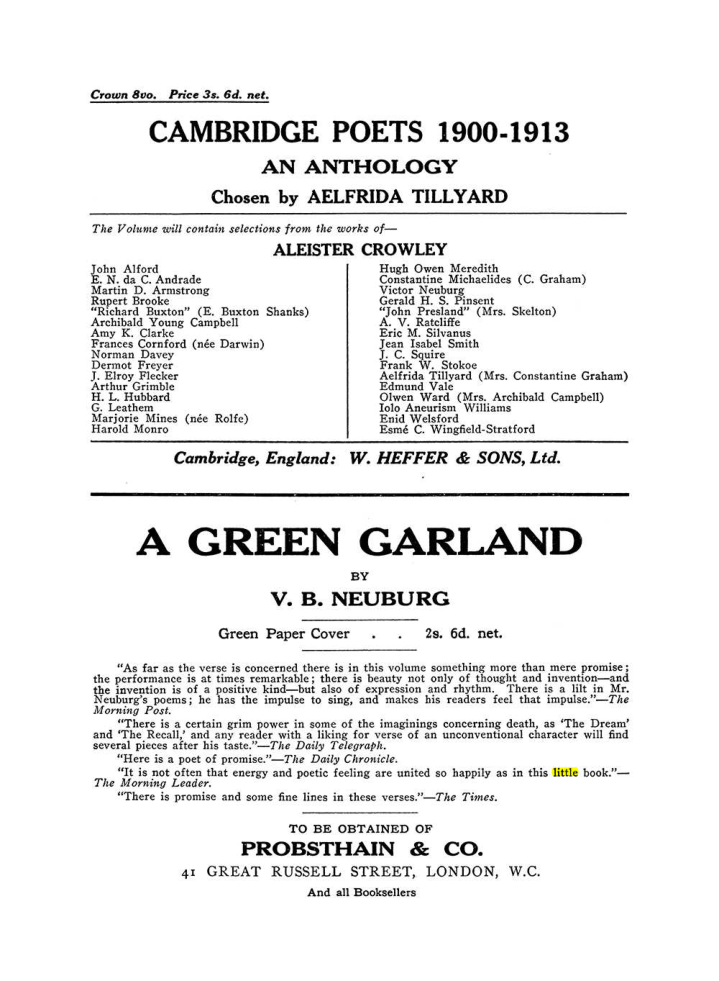 Original scan of The Equinox (Volume III, Number I), PDF page 460