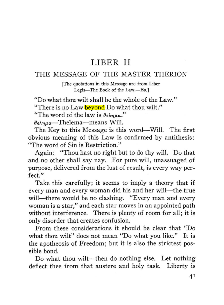 Original scan of The Equinox (Volume III, Number I), PDF page 47