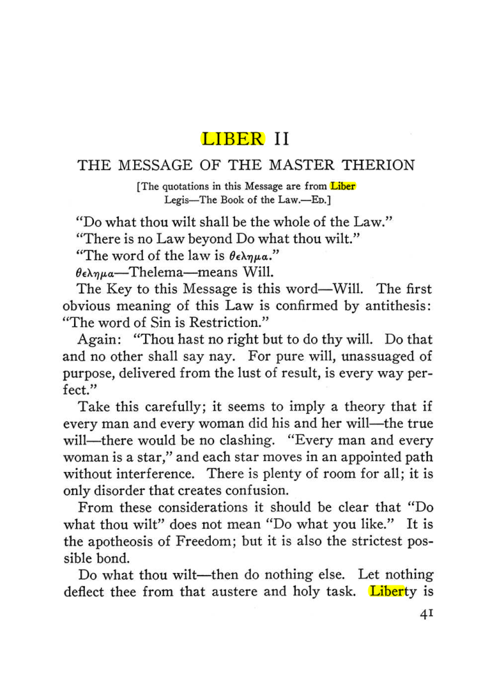Original scan of The Equinox (Volume III, Number I), PDF page 47