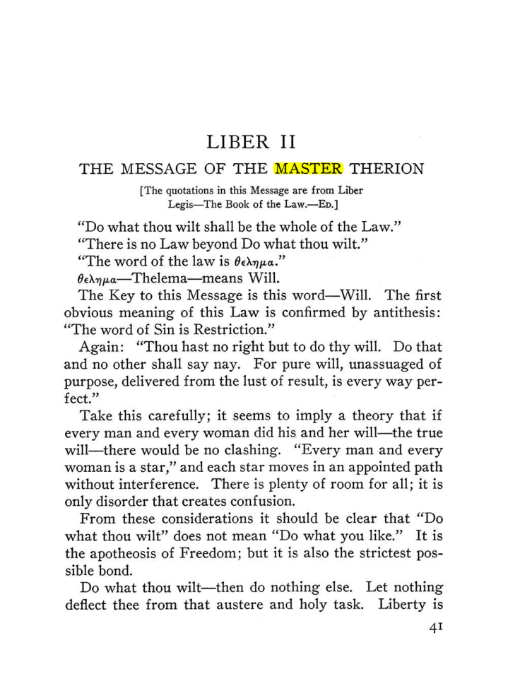 Original scan of The Equinox (Volume III, Number I), PDF page 47