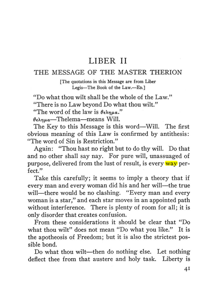 Original scan of The Equinox (Volume III, Number I), PDF page 47