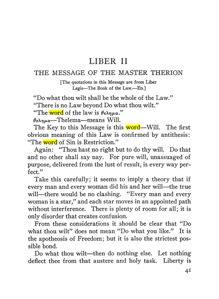 Original scan of The Equinox (Volume III, Number I), PDF page 47