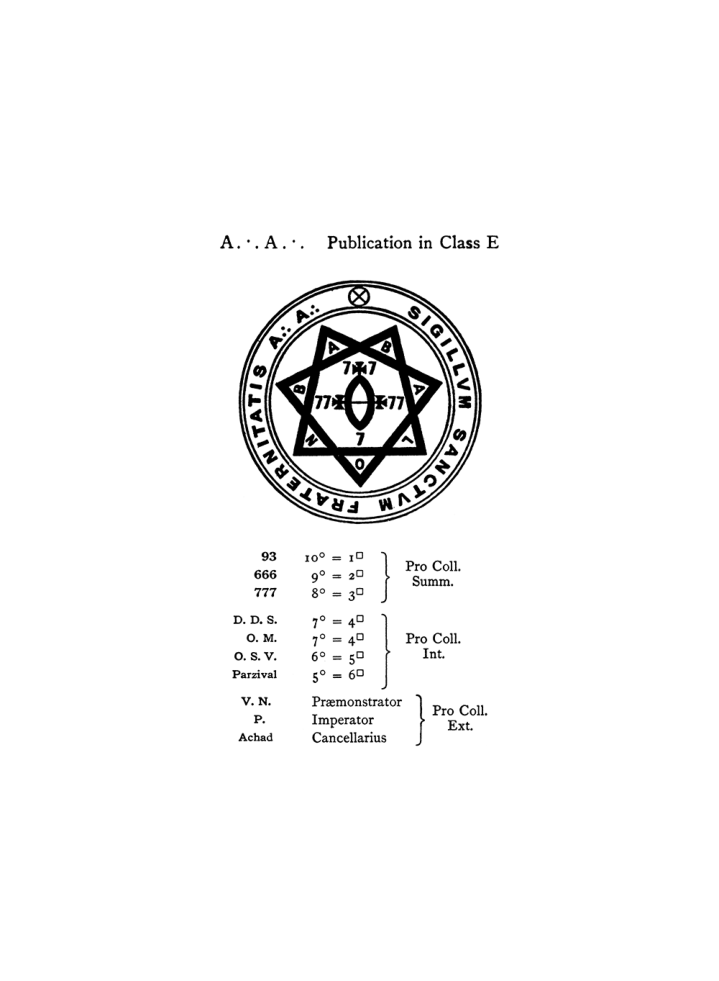 Original scan of The Equinox (Volume III, Number I), PDF page 52
