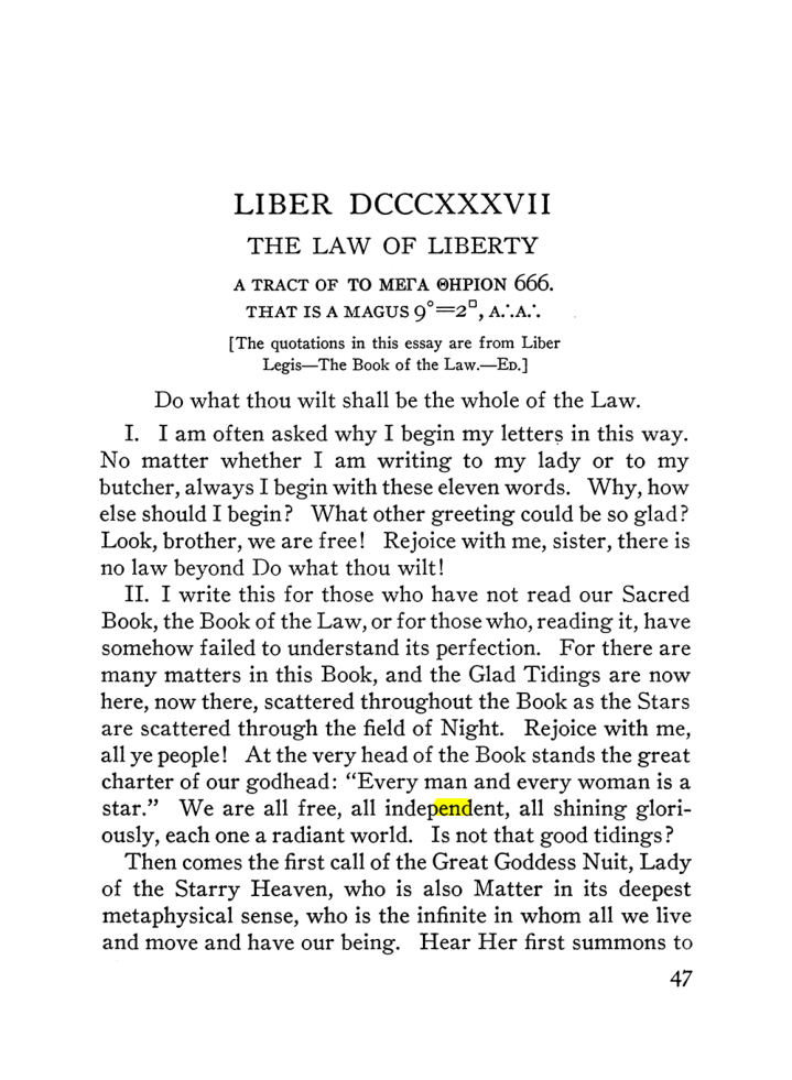 Original scan of The Equinox (Volume III, Number I), PDF page 53