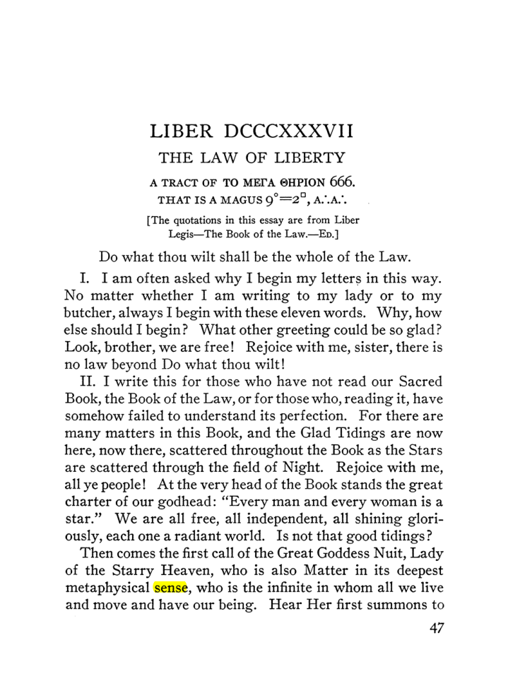 Original scan of The Equinox (Volume III, Number I), PDF page 53