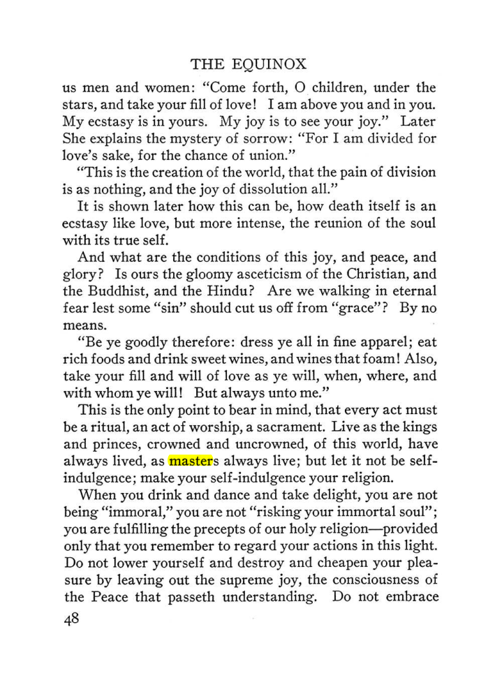 Original scan of The Equinox (Volume III, Number I), PDF page 54