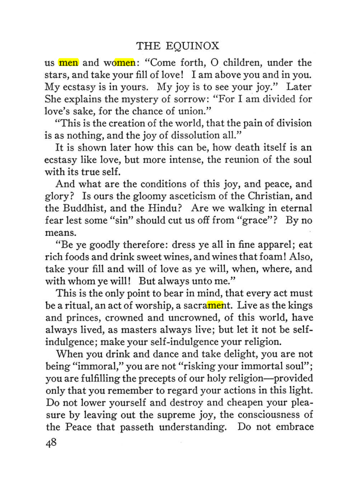 Original scan of The Equinox (Volume III, Number I), PDF page 54