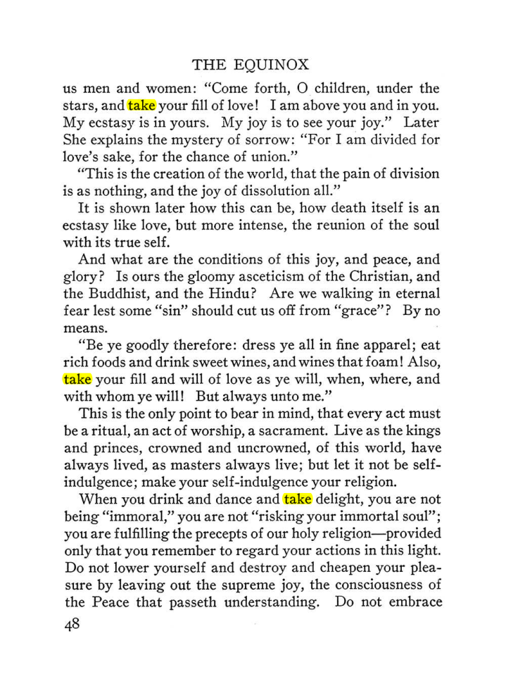 Original scan of The Equinox (Volume III, Number I), PDF page 54
