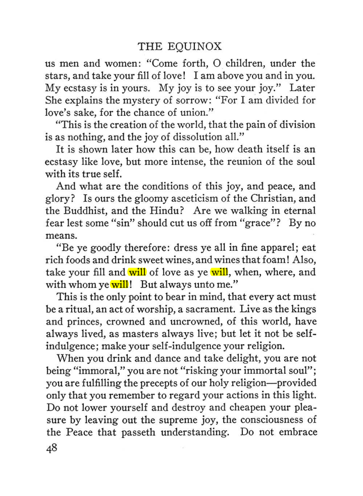 Original scan of The Equinox (Volume III, Number I), PDF page 54