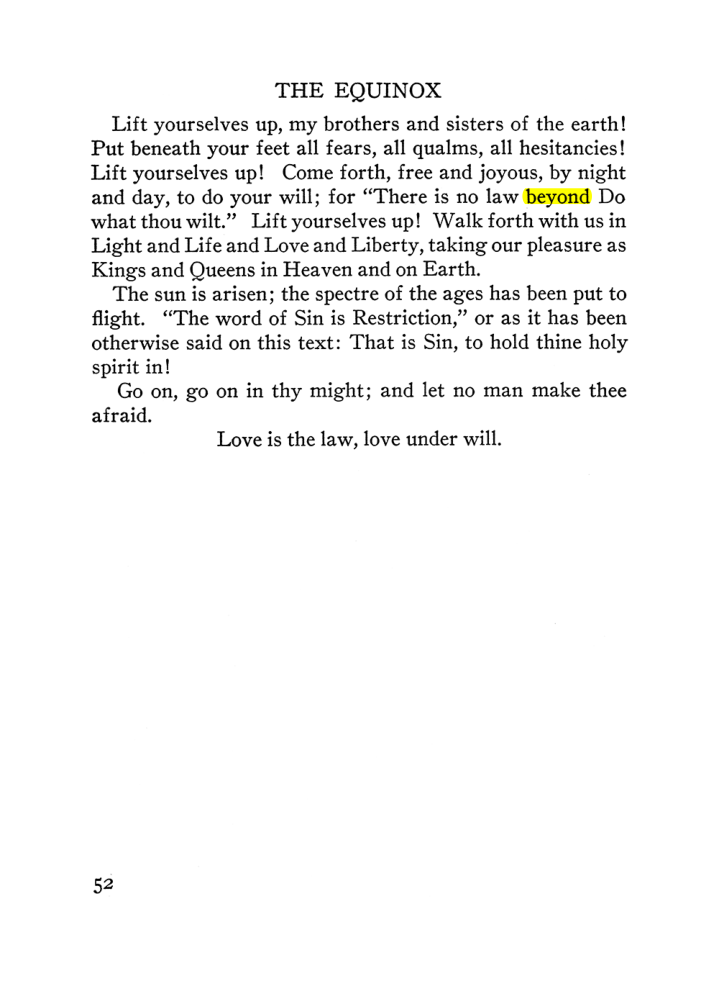 Original scan of The Equinox (Volume III, Number I), PDF page 58