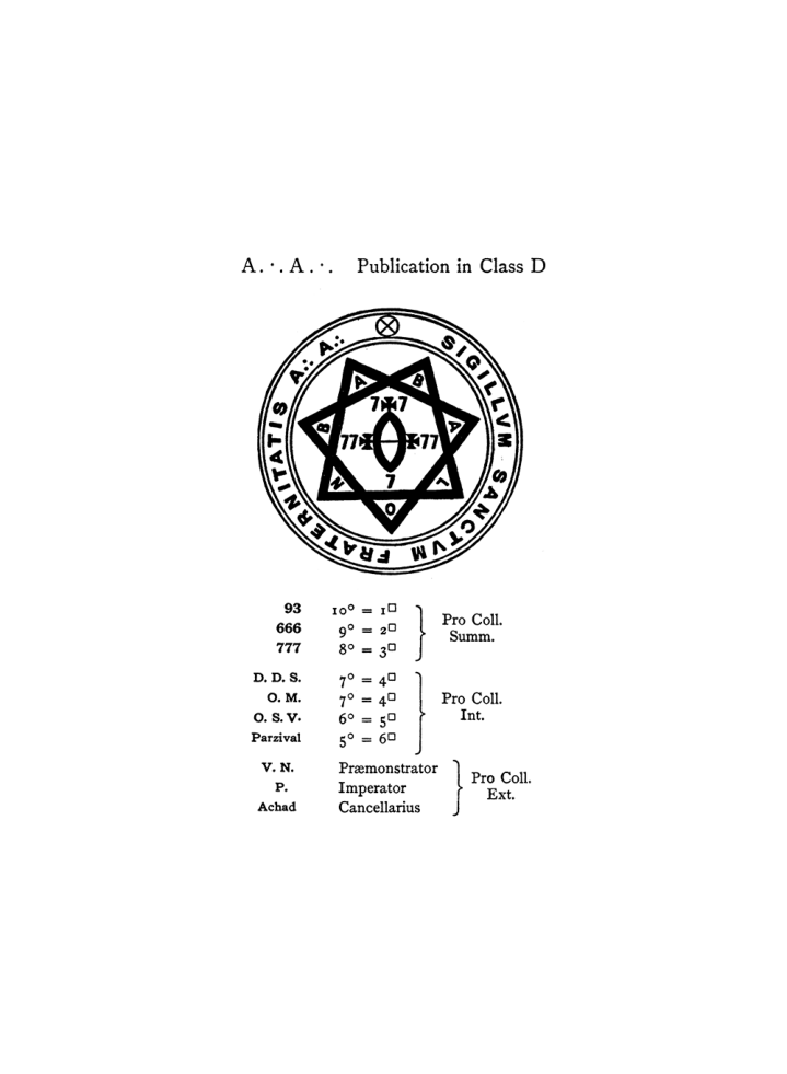 Original scan of The Equinox (Volume III, Number I), PDF page 60