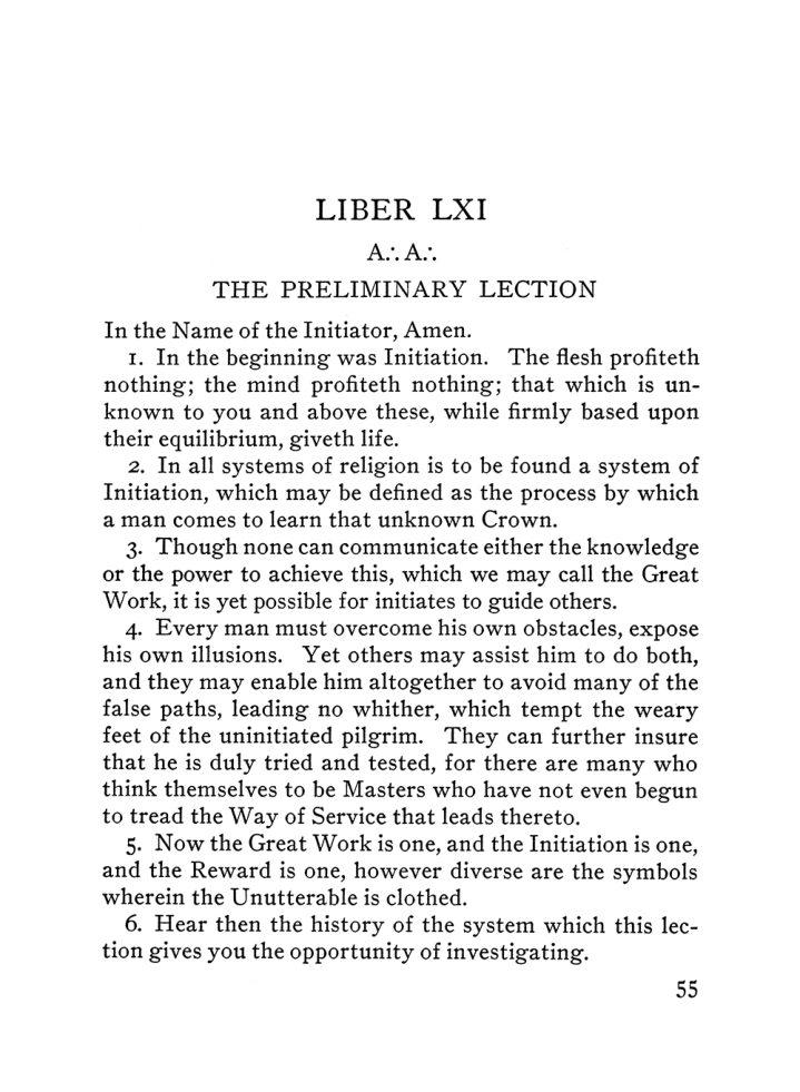 Original scan of The Equinox (Volume III, Number I), PDF page 61