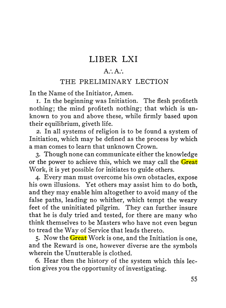 Original scan of The Equinox (Volume III, Number I), PDF page 61
