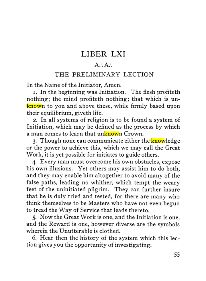 Original scan of The Equinox (Volume III, Number I), PDF page 61