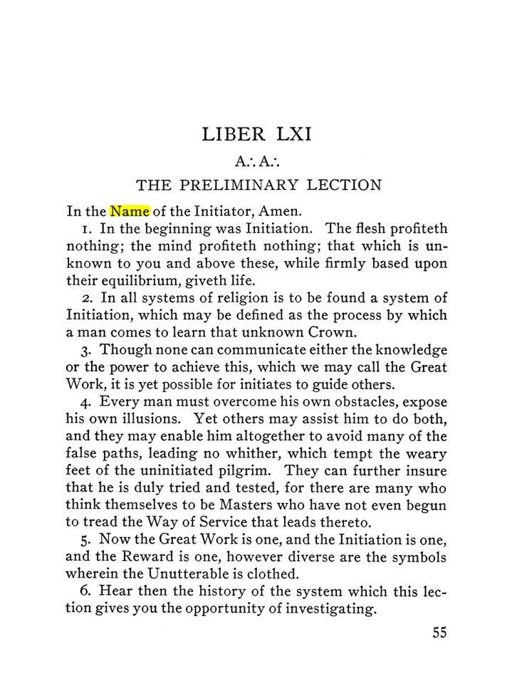 Original scan of The Equinox (Volume III, Number I), PDF page 61