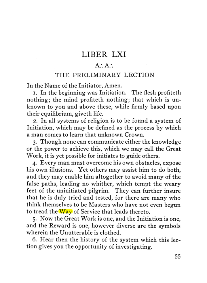 Original scan of The Equinox (Volume III, Number I), PDF page 61