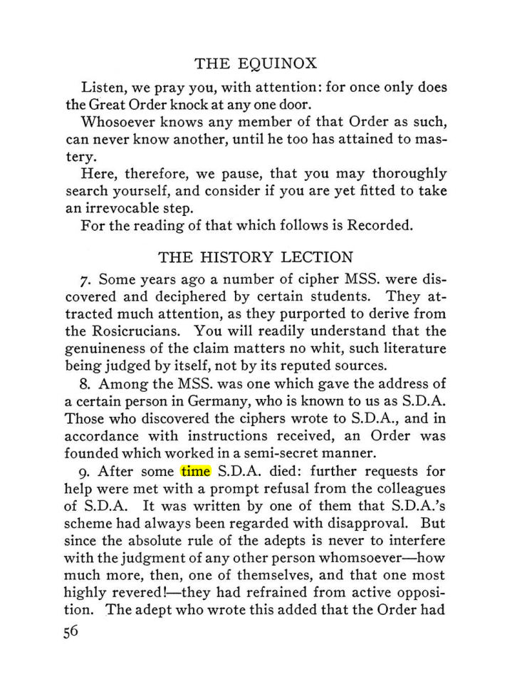 Original scan of The Equinox (Volume III, Number I), PDF page 62