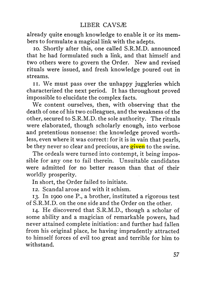 Original scan of The Equinox (Volume III, Number I), PDF page 63