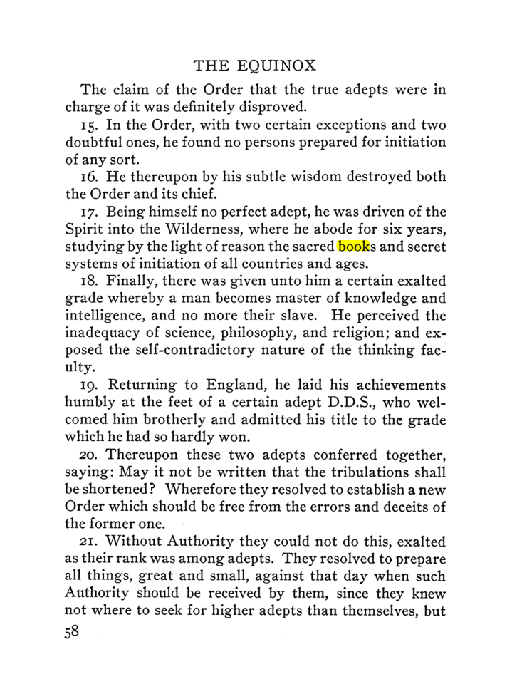 Original scan of The Equinox (Volume III, Number I), PDF page 64