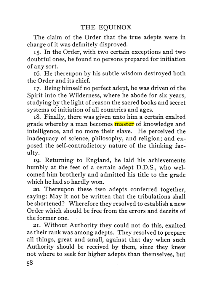 Original scan of The Equinox (Volume III, Number I), PDF page 64