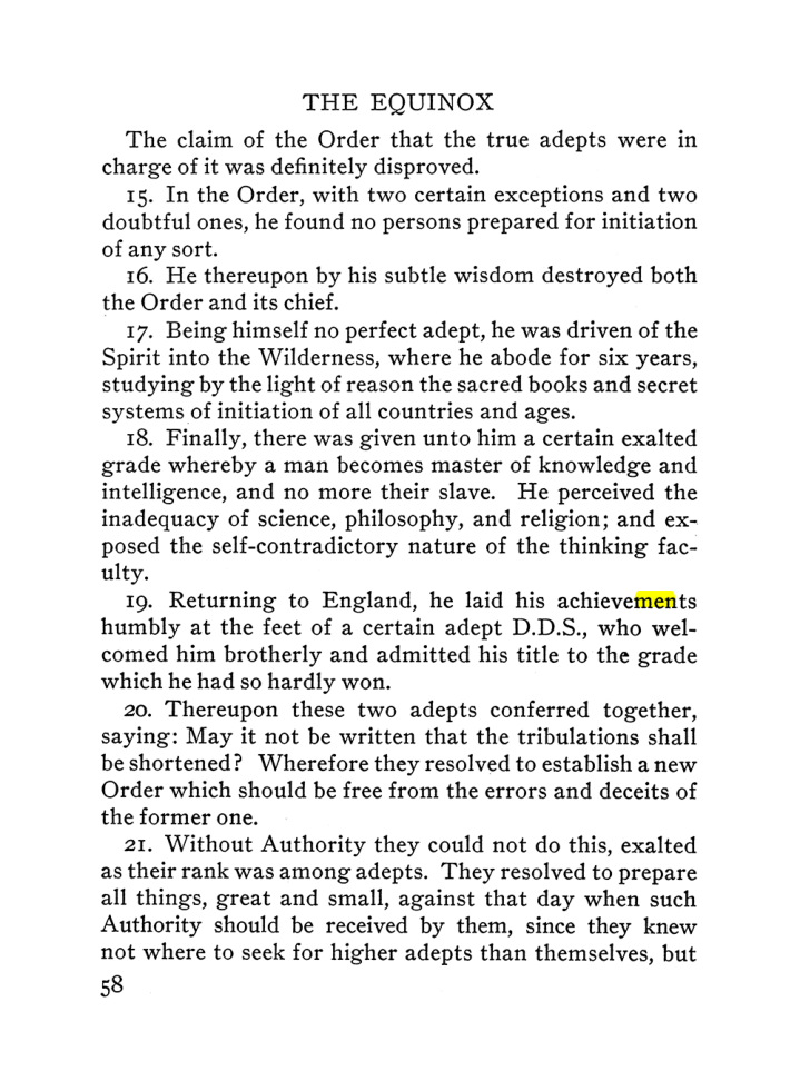 Original scan of The Equinox (Volume III, Number I), PDF page 64