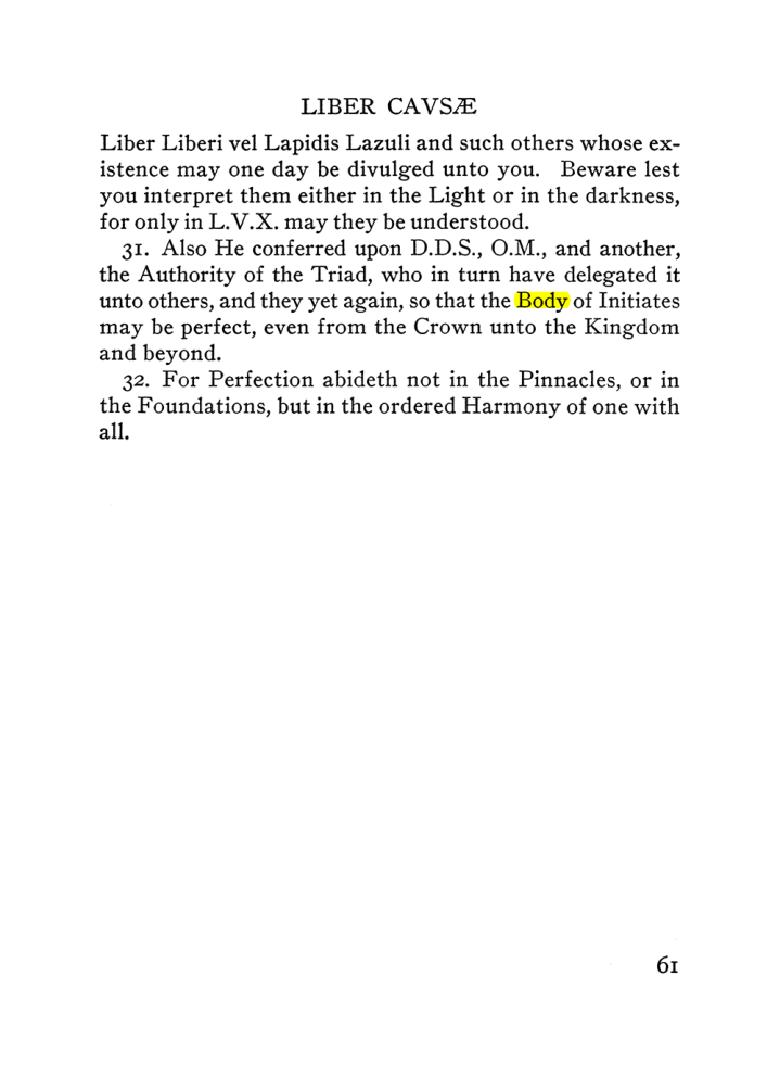 Original scan of The Equinox (Volume III, Number I), PDF page 67