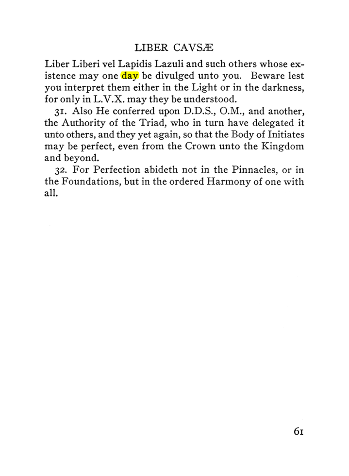 Original scan of The Equinox (Volume III, Number I), PDF page 67