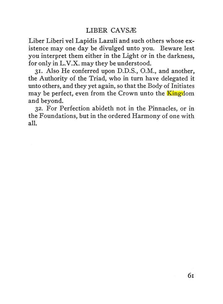 Original scan of The Equinox (Volume III, Number I), PDF page 67
