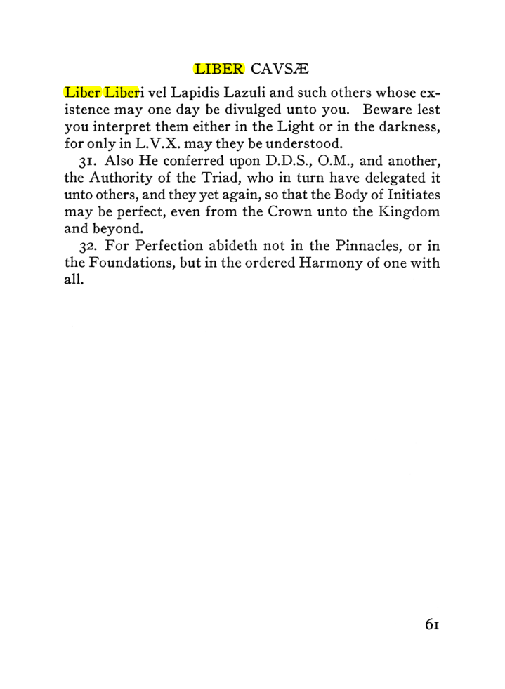 Original scan of The Equinox (Volume III, Number I), PDF page 67