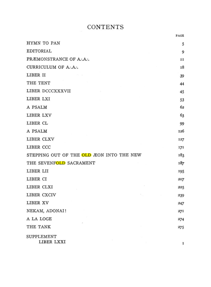Original scan of The Equinox (Volume III, Number I), PDF page 7