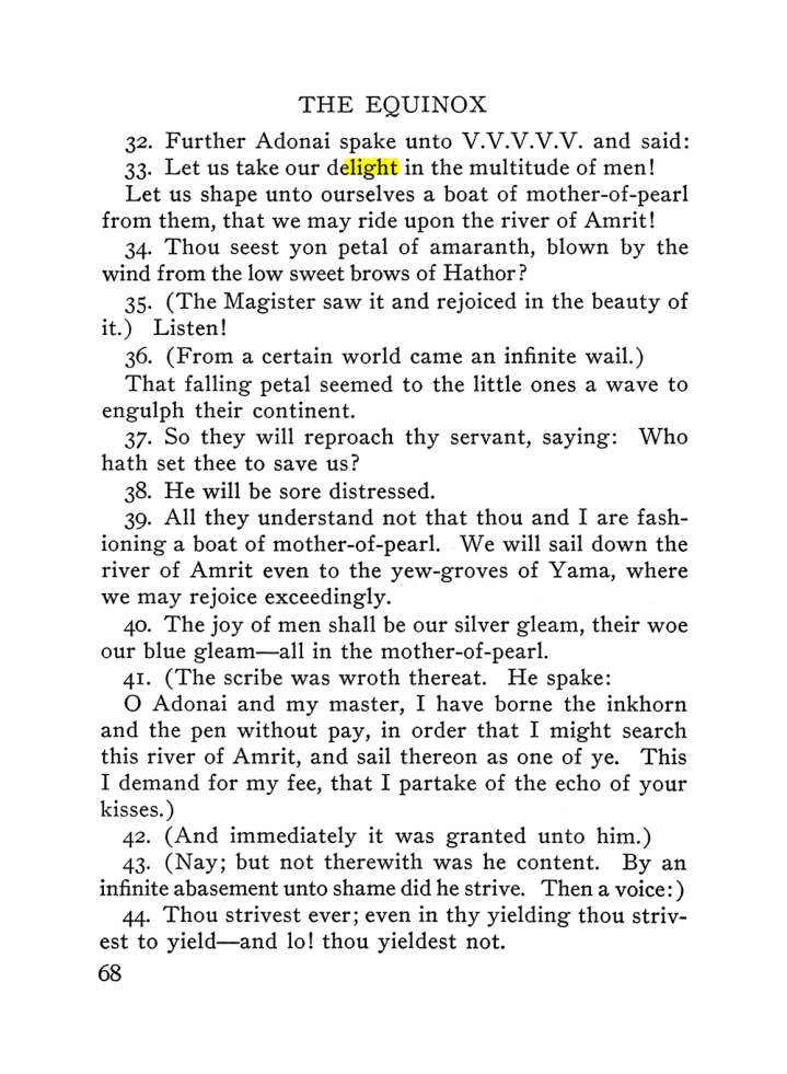 Original scan of The Equinox (Volume III, Number I), PDF page 74