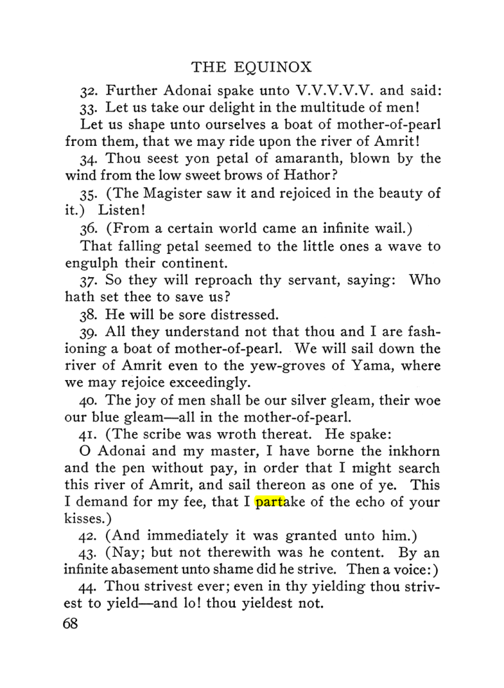 Original scan of The Equinox (Volume III, Number I), PDF page 74