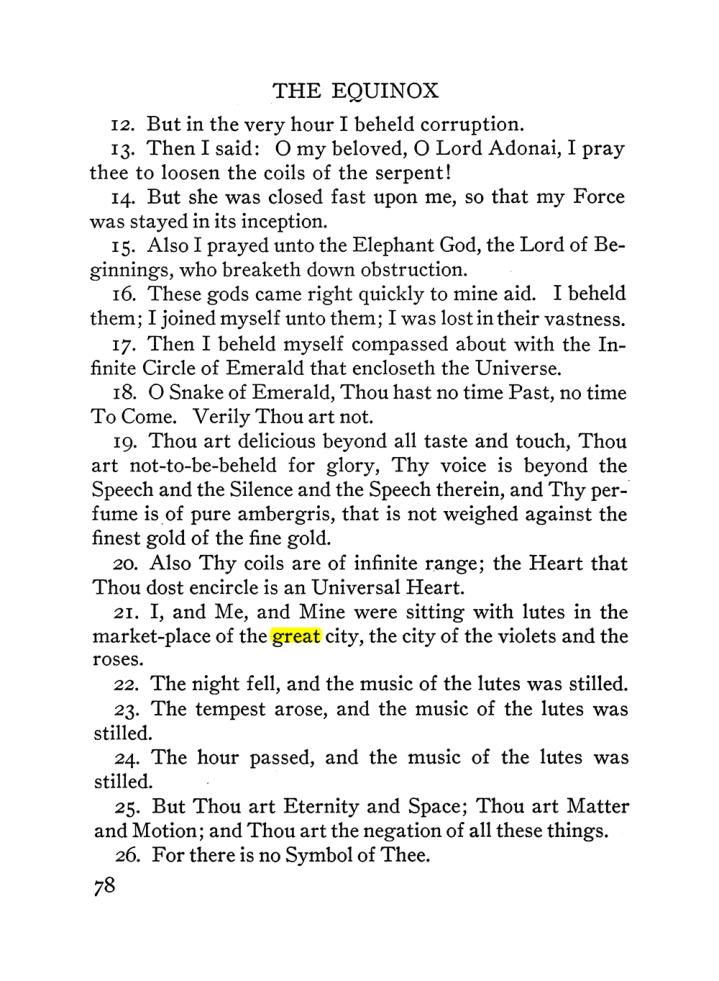 Original scan of The Equinox (Volume III, Number I), PDF page 84