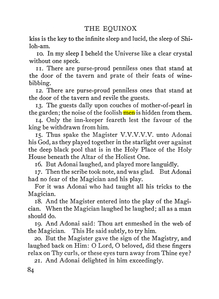 Original scan of The Equinox (Volume III, Number I), PDF page 90
