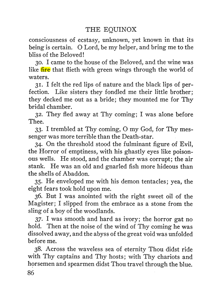 Original scan of The Equinox (Volume III, Number I), PDF page 92
