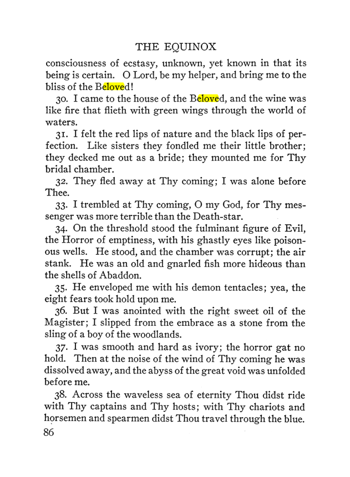 Original scan of The Equinox (Volume III, Number I), PDF page 92