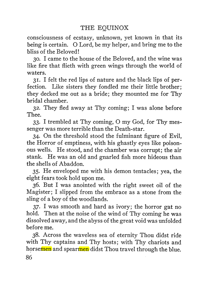 Original scan of The Equinox (Volume III, Number I), PDF page 92